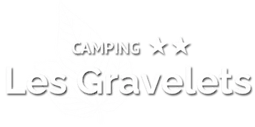 Camping Les Gravelets logo with three stars