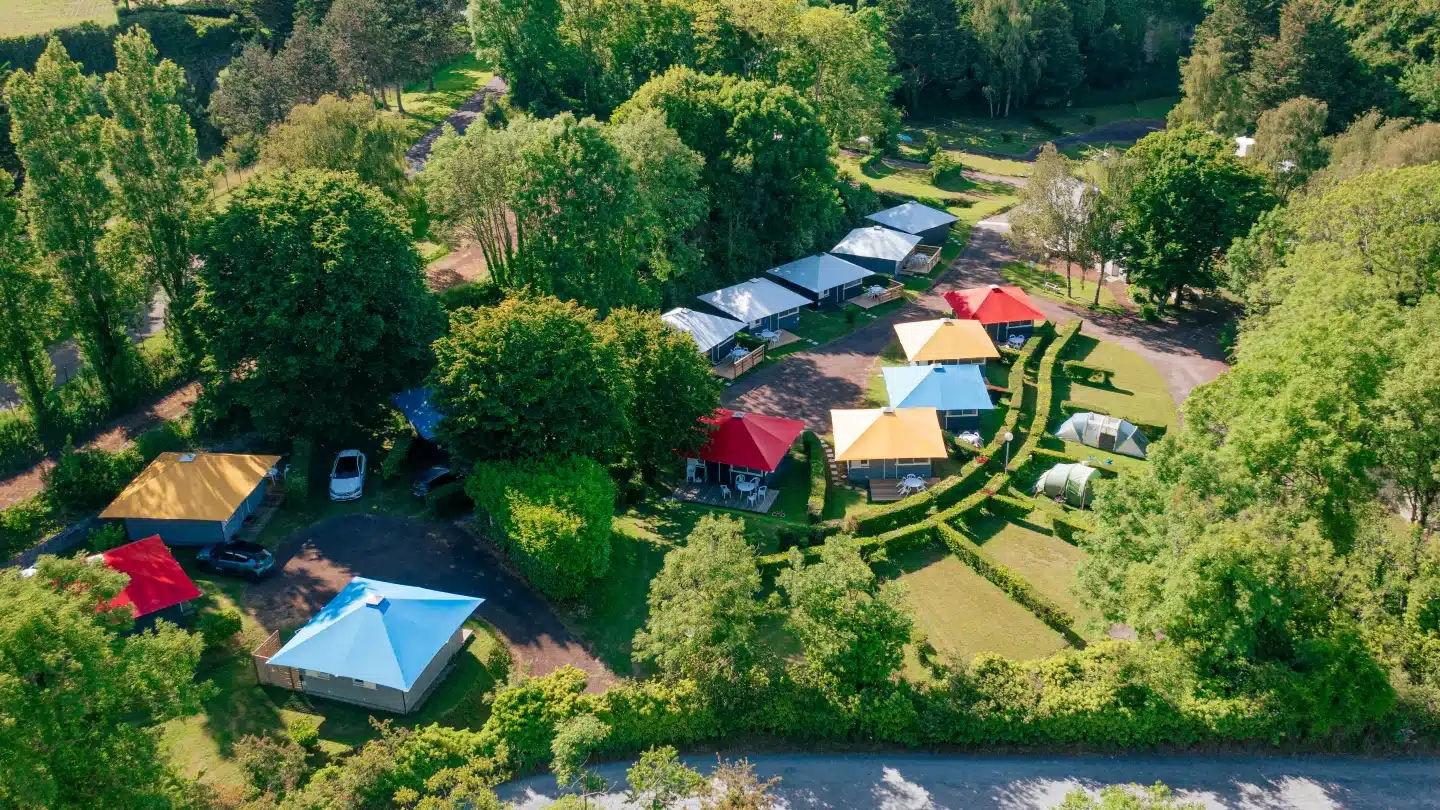 photo drone hebergement camping gravelets hautes pyrenees